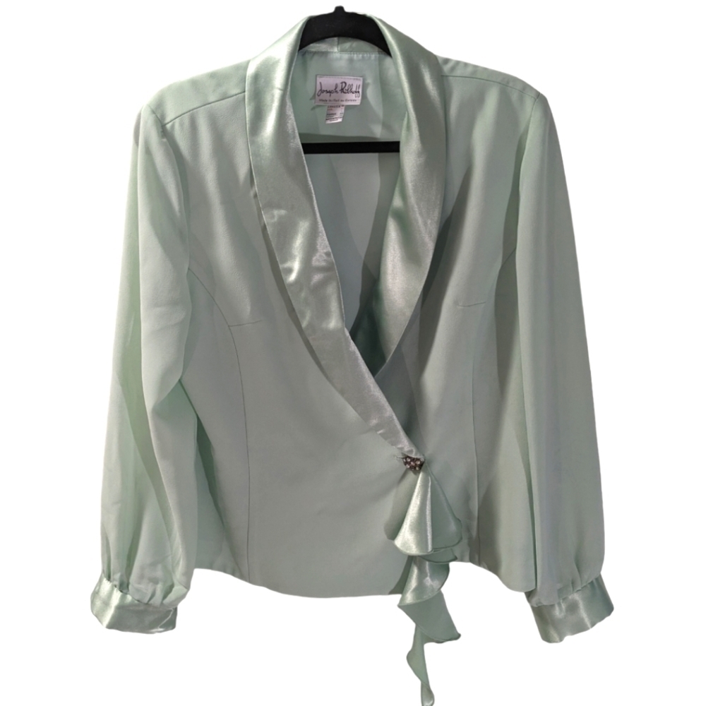 Joseph Ribhoff mint green formal. Gramma Core size 14